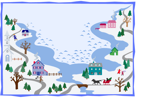 Панно река времени