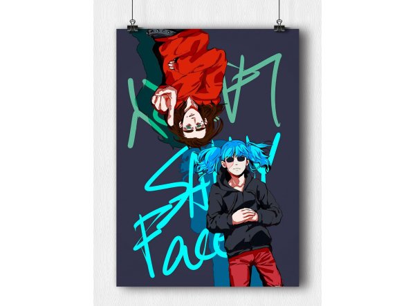 Салли фейс плакат на стену