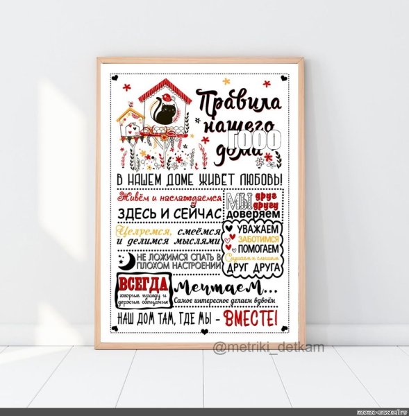 Семья метрика Постер