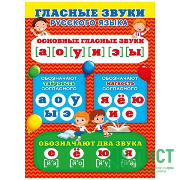 Плакат согласные звуки русского языка