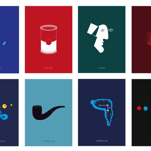 Плакаты в стиле Минимализм