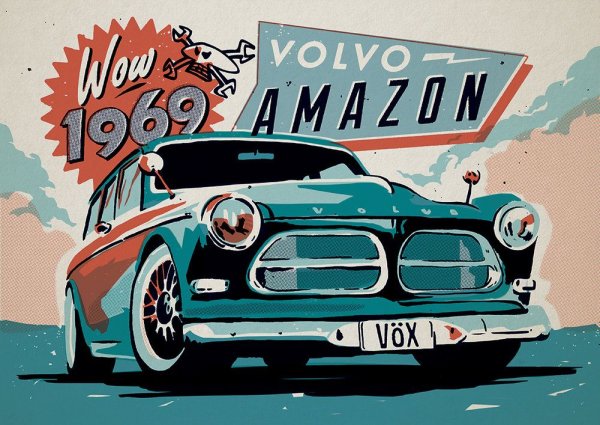 Логотип в стиле пин ап