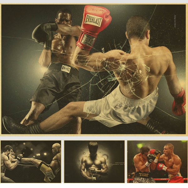 Постеры на стену с боксером