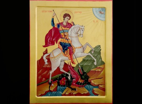 Плакат в. н. Дени «Селянская Богородица» (м., 1919)