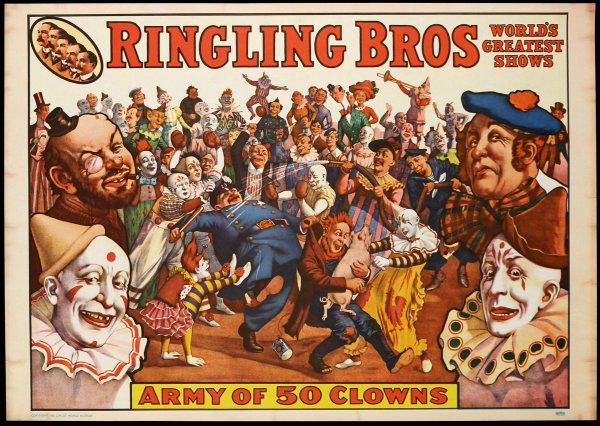 Старинные цирковые плакаты