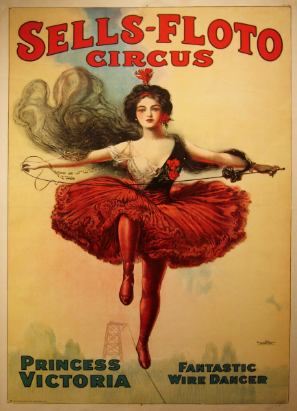 Старые цирковые плакаты