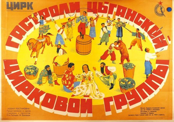 Ретро афиша цирка