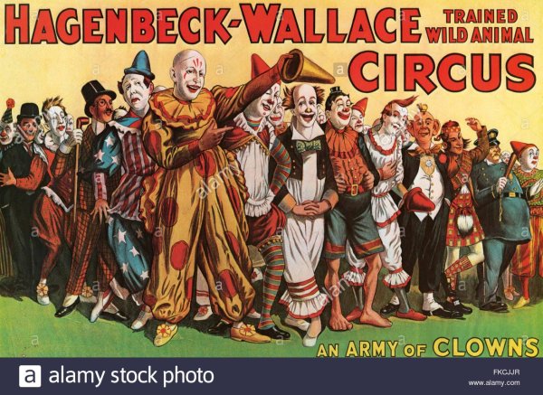 Ретро плакат цирк