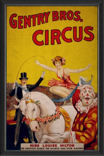 Цирковые афиши начала 20 века