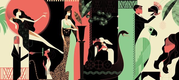 Мэдс Берг художественный декор плакатов