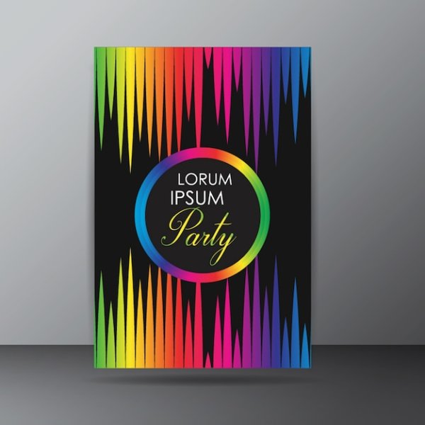 Неон Постер