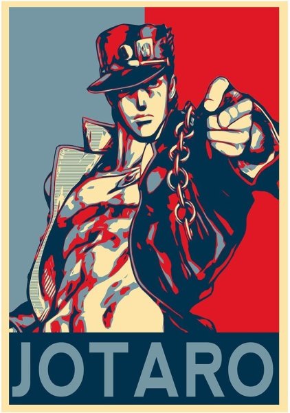 Джо Джо Постер Джотаро
