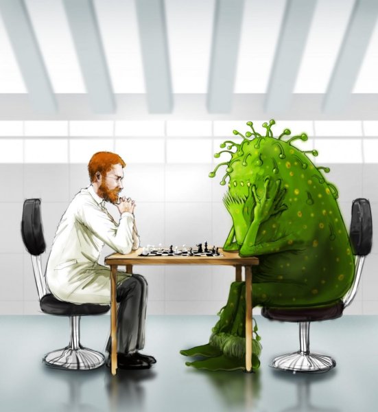 Антибиотики против бактерий