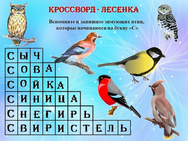 Зимующие птицы