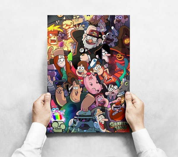 Постеры Гравити Фолз Билл