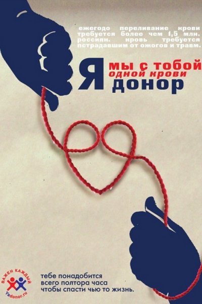 Плакаты по донорству крови