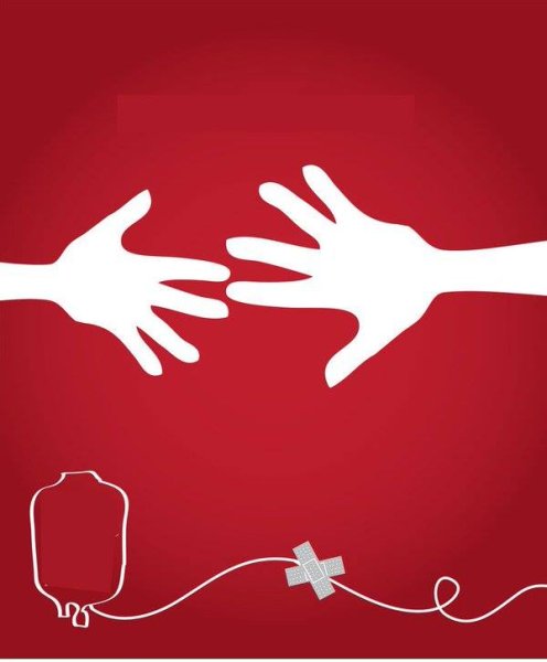 Социальный плакат донорство