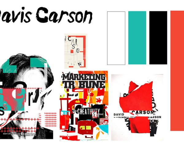 Гранж-типографики Дэвид Карсон