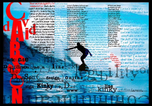 Карсон Дэвид графический дизайнер