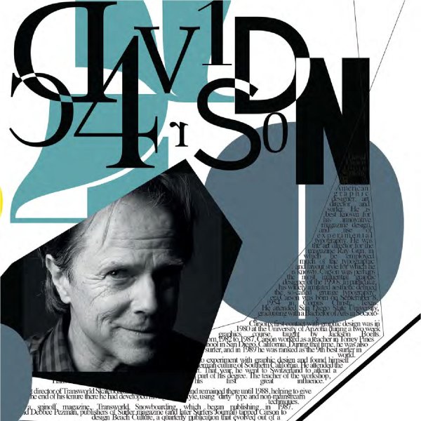 Дэвид Карсон дизайнер работы