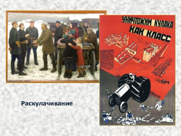 Советский плакат кулак