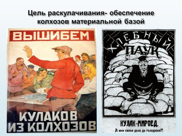 Раскулачивание карикатура