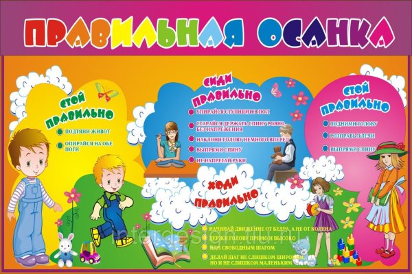 Сиди правильно при письме плакат