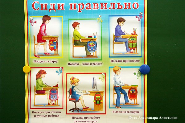 Сиди правильно. Плакат