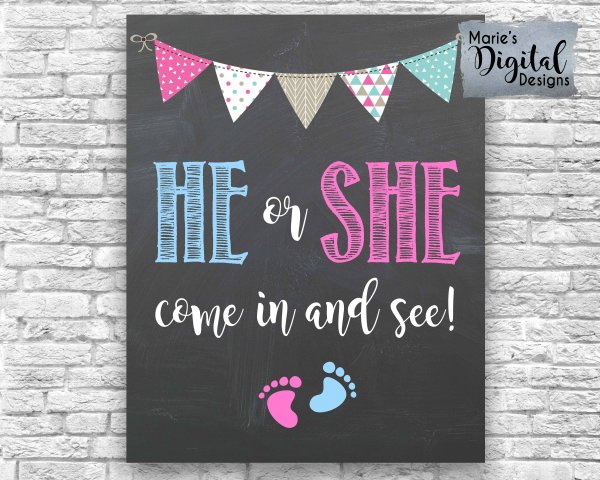 Открытки для гендерной вечеринки