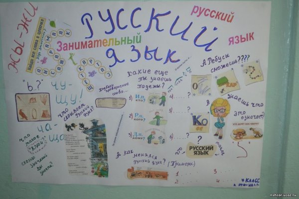 Плакат на тему русский язык