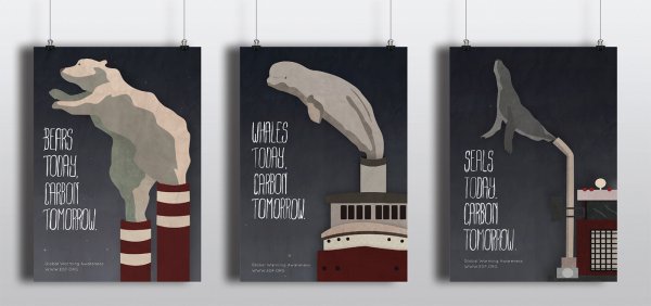 Плакат stop Global warming