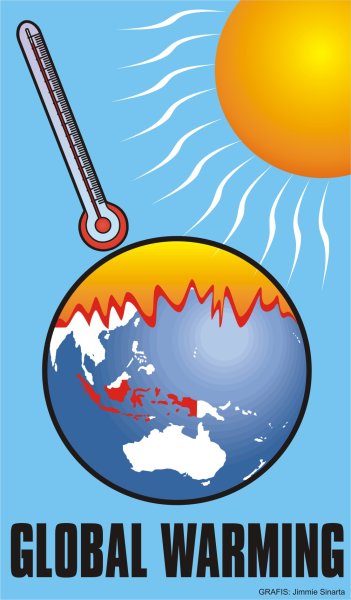Глобальное потепления плакат дизайн