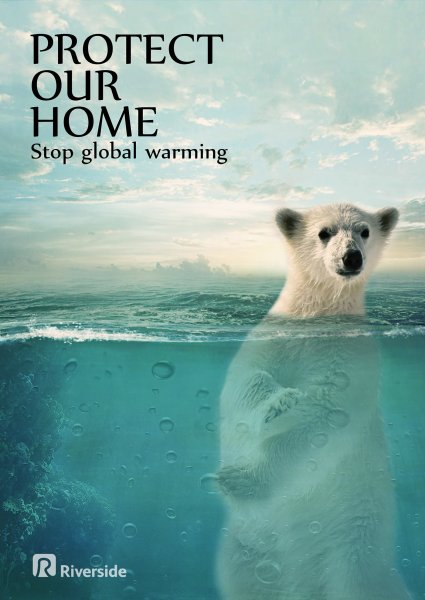 Плакат stop Global warming