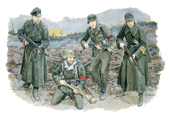 Драгон немецкие солдаты Берлин 1945