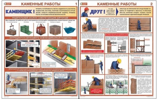 Техника безопасности каменщика