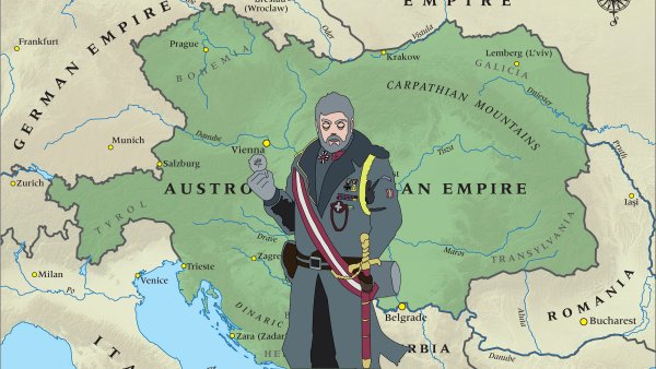 Карта Австро Венгрии кайзеррейх