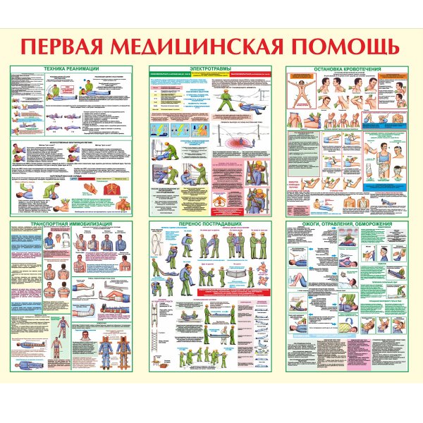 Памятка по оказанию первой медицинской помощи в школе