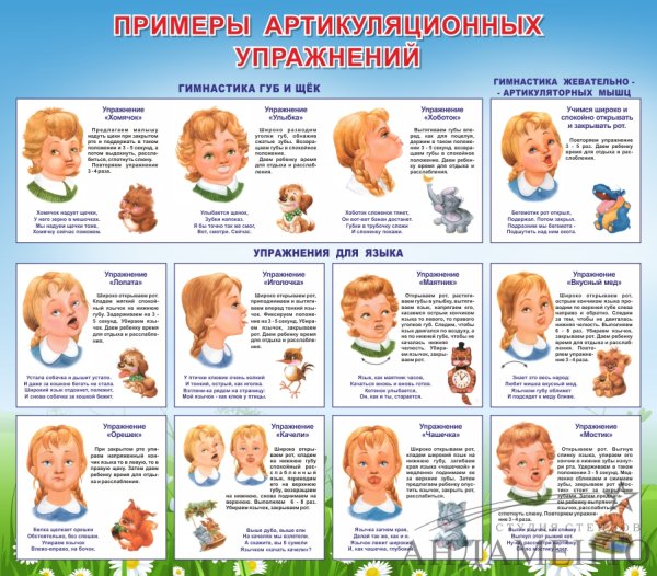 Артикуляционная гимнастика для малышей для родителей