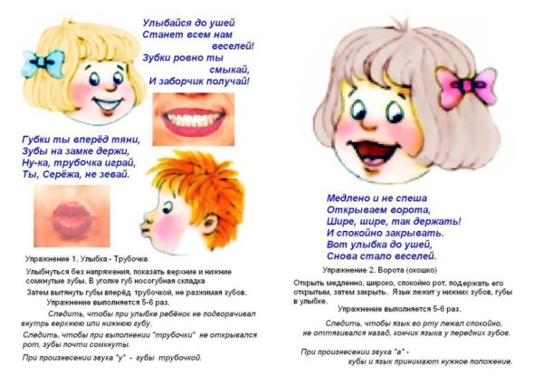 Логопедическая артикуляционная гимнастика