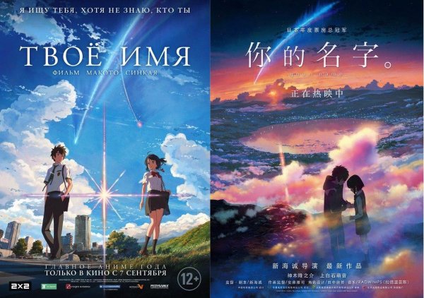 Твоё имя Постер на русском