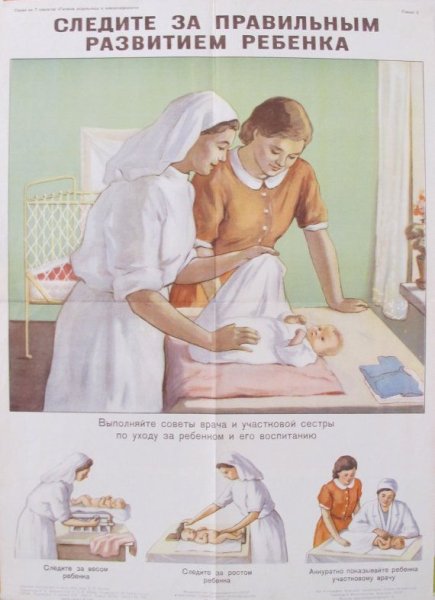 Медсестра Советский плакат