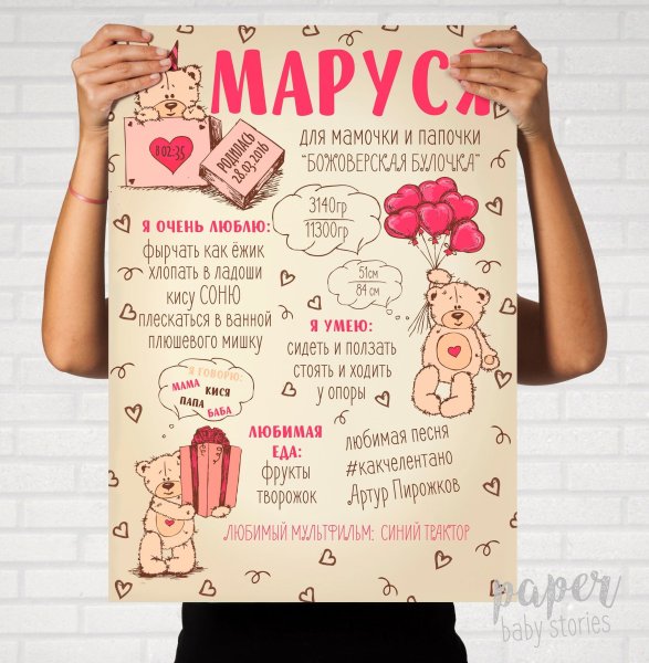 Плакат для подруги