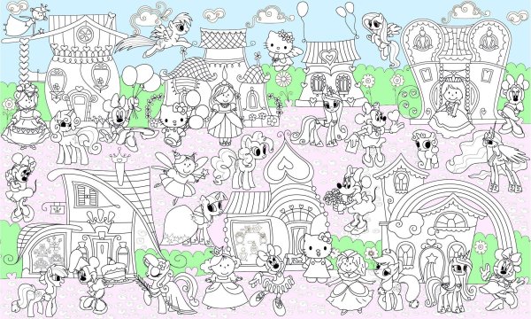 Раскраска обои