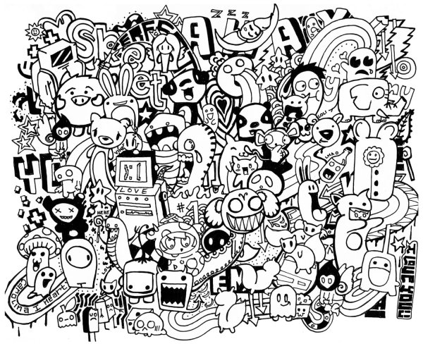 Изображение в стиле Doodle