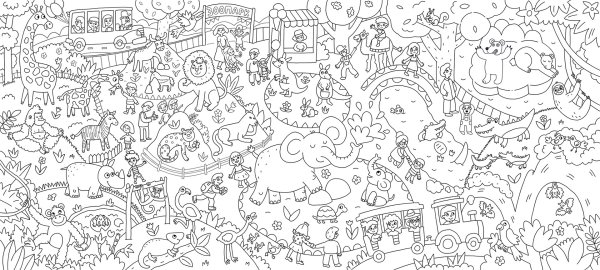 Большая раскраска