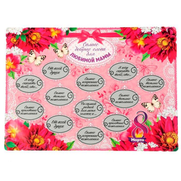 Подарок маме плакат