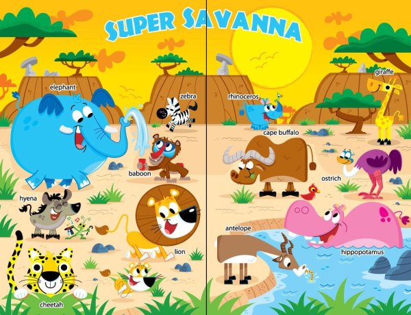 Рисование животное из зоопарка