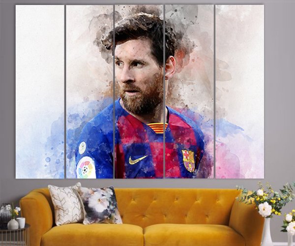 Постер футболисты на стену