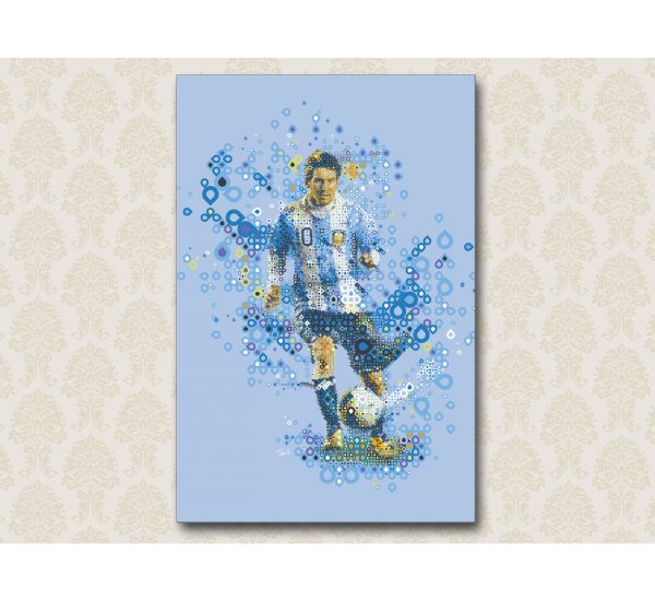 Месси акварель