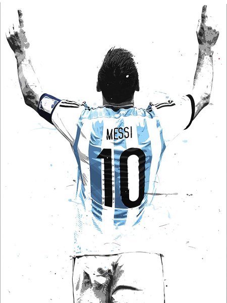 Плакат Месси купить на стену в комнату